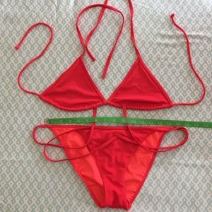 Neon string bikini